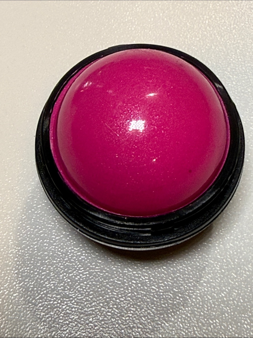 Bright Pink Dome Lip Balm Compact #1